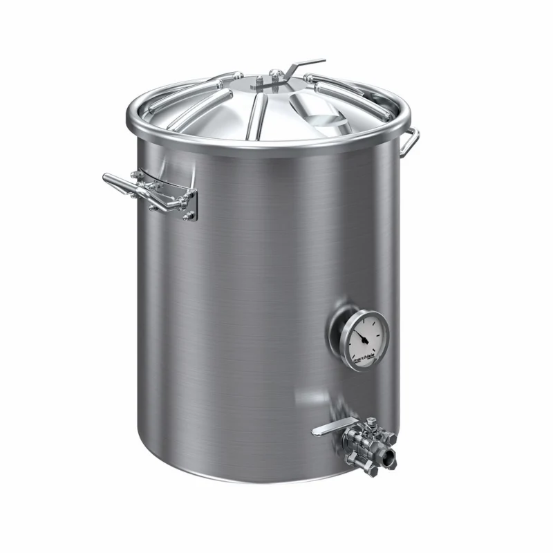 BOLLITORE BIRRA FONDO PIANO AISI 304 MOD. "BOILBEER"