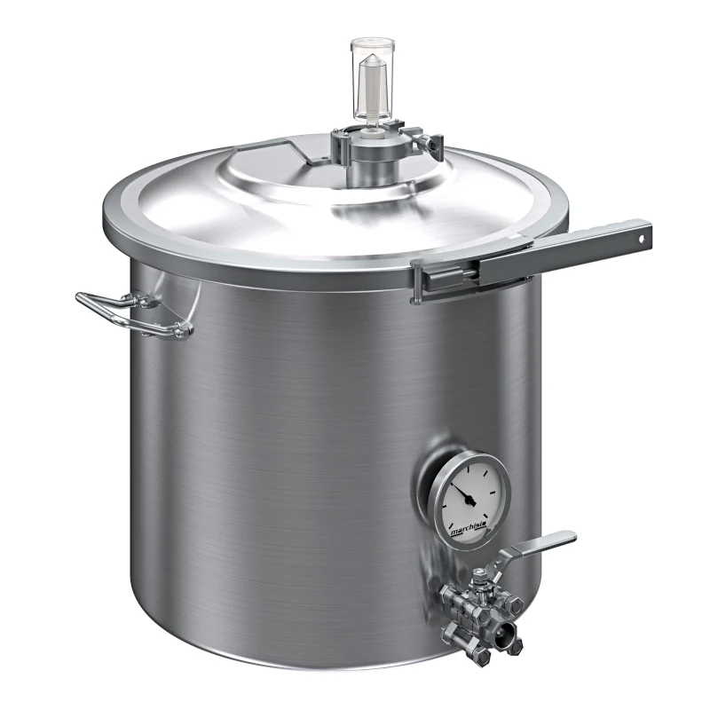 FERMENTATORE BIRRA A FONDO PIANO AISI 304 MOD. "FERMBEERP"