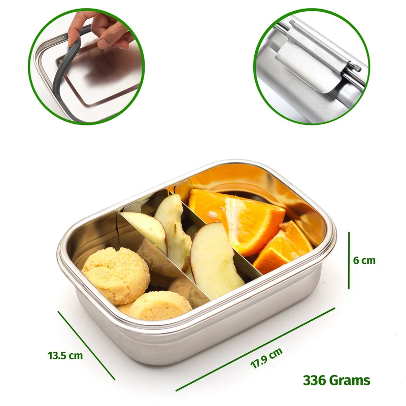 Clip-Vielfalt im Doppelpack: Edelstahl Brotdosen Bundle – Softclip 780ml & Hardclip 800ml