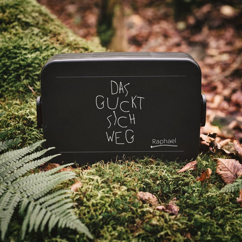Mepal Brotdose schwarz XXL - Das guckt sich weg