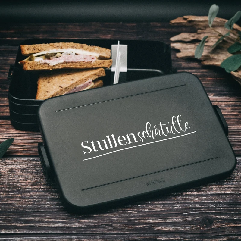 Mepal Brotdose schwarz XXL - Stullenschatulle