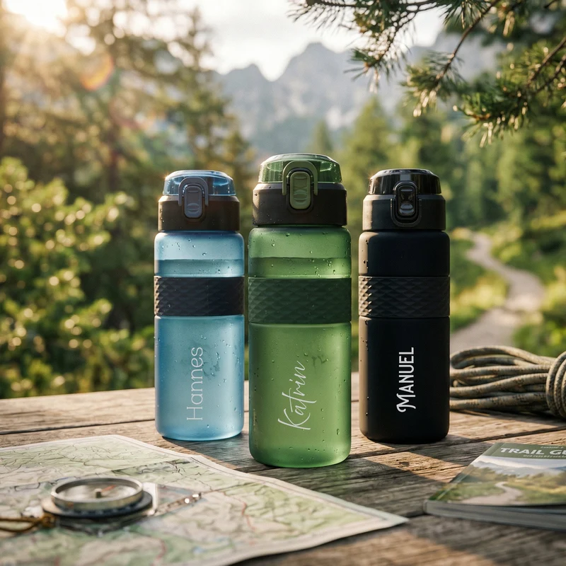 Trinkflasche aus RPET personalisiert