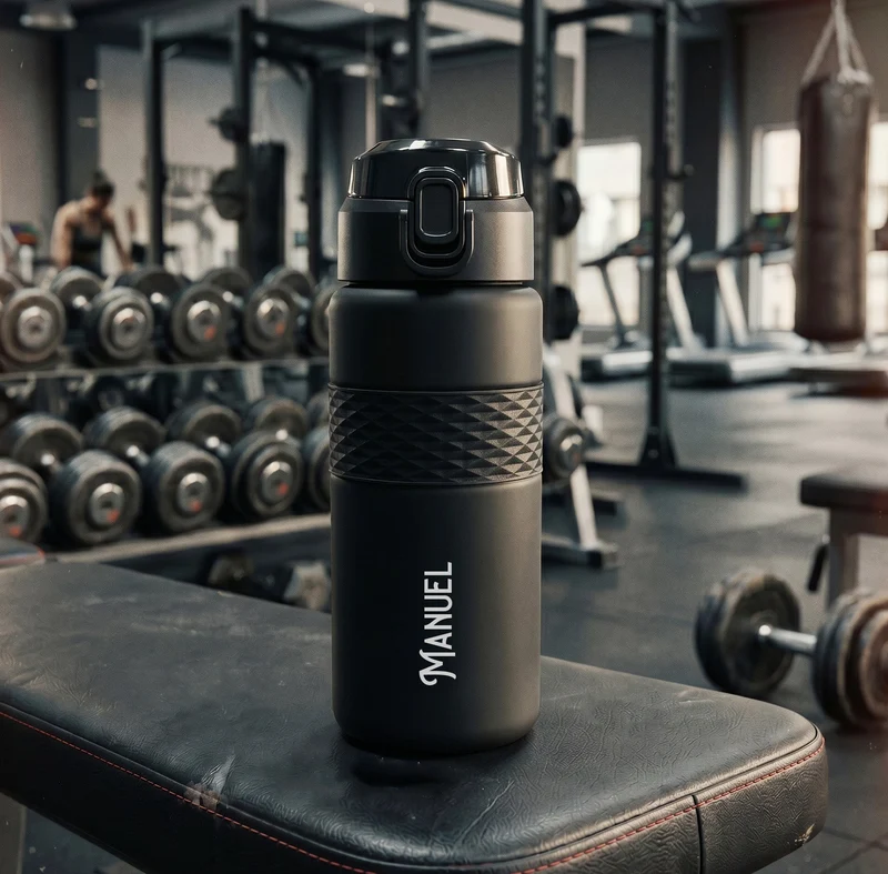 Trinkflasche aus RPET personalisiert