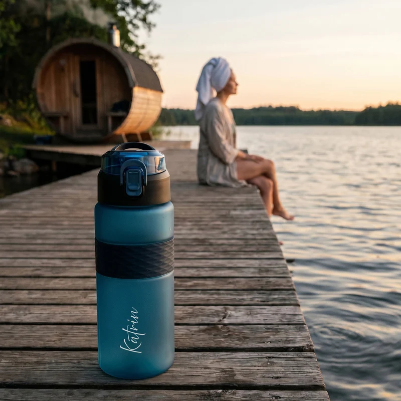 Trinkflasche aus RPET personalisiert