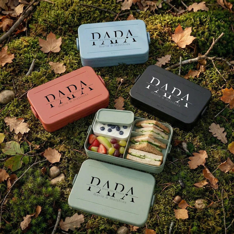 Mepal Brotdose mit Bentoeinsatz - Papa, du bist der Beste