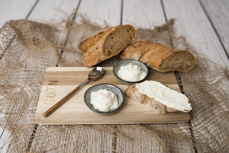Set aus Nussmilchtuch/ Käsetuch/ Passiertuch und Frischkäse Rezeptbuch