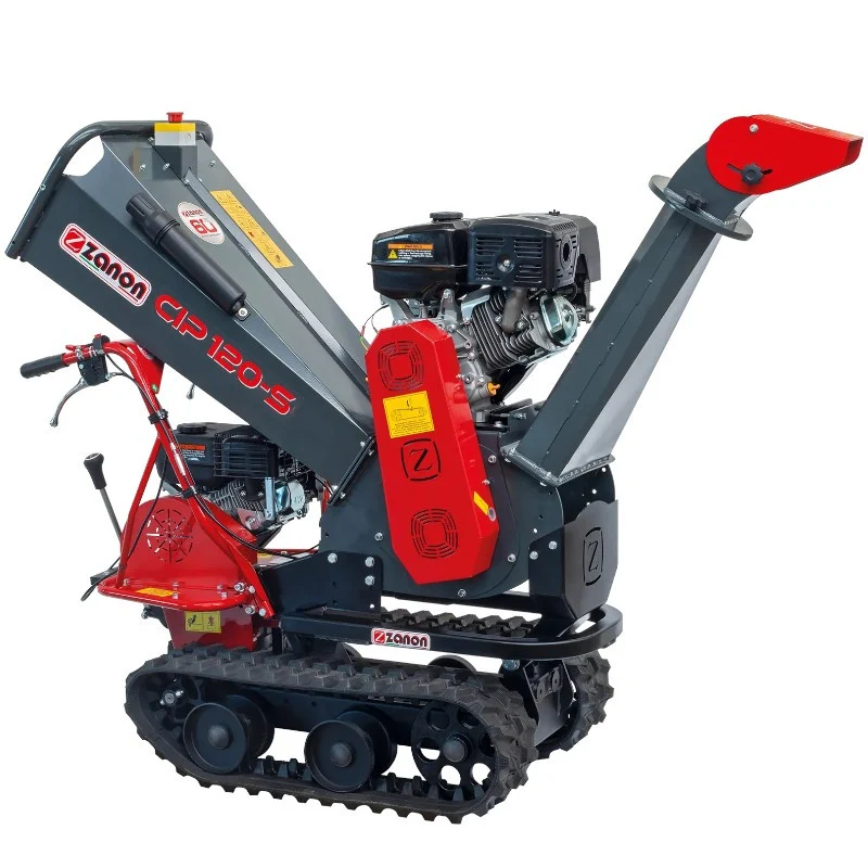 BIOCIPPATORE ZANON CIP120-S SU MOTOCARRIOLA CON 2 CASSONI