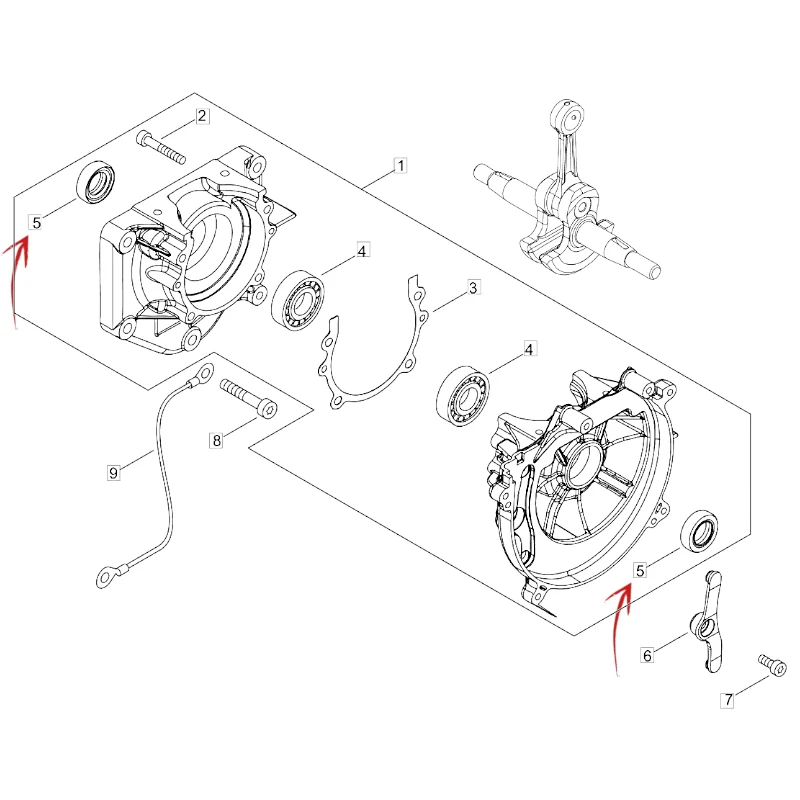 PARAOLIO CUSCINETTO DI BANCO SOFFIATORE ECHO PB 770 E ALTRI MODELLI