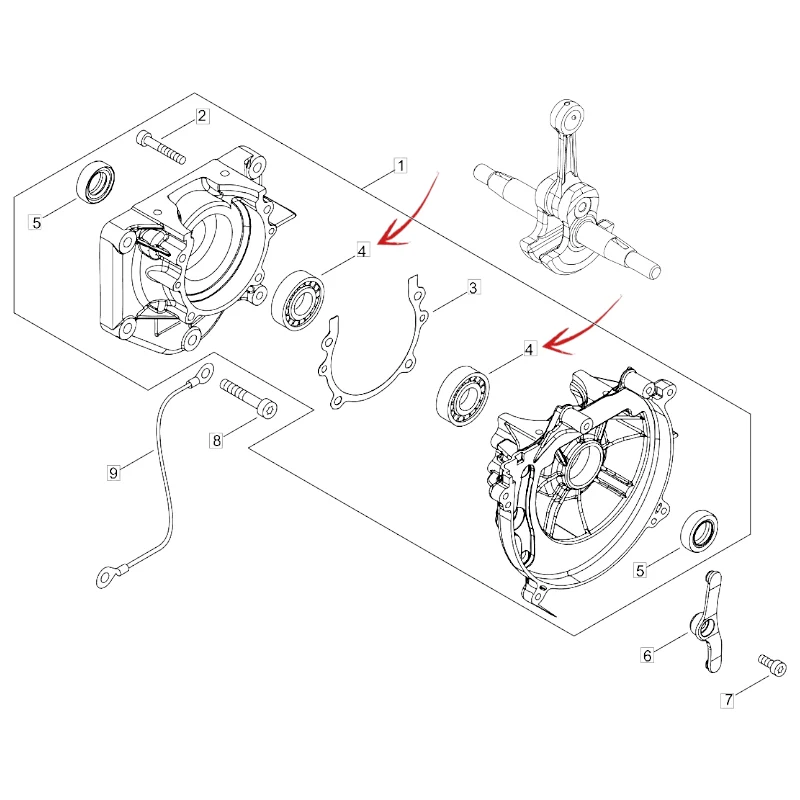 CUSCINETTO DI BANCO SOFFIATORE PB 500-650-750-755-770
