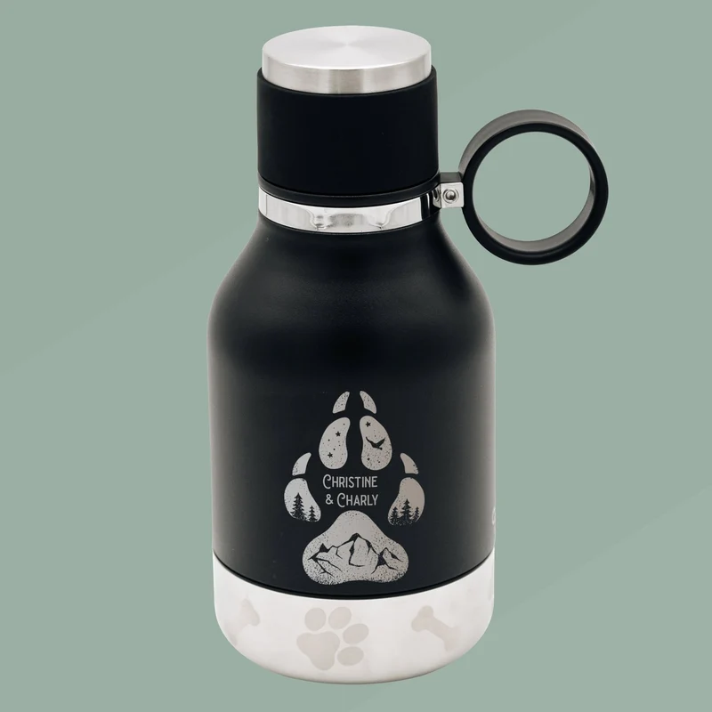 Trinkflasche Buddy klein - Hundepfote