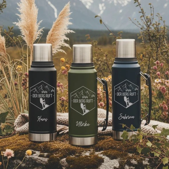Thermosflasche - Der Berg ruft