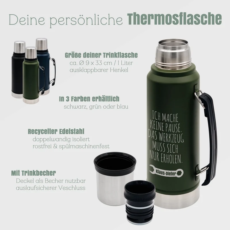 Thermosflasche - Werkzeugpause