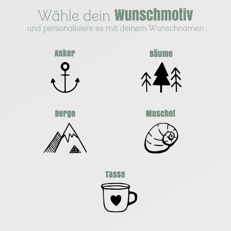 Espressotasse personalisiert - Symbole