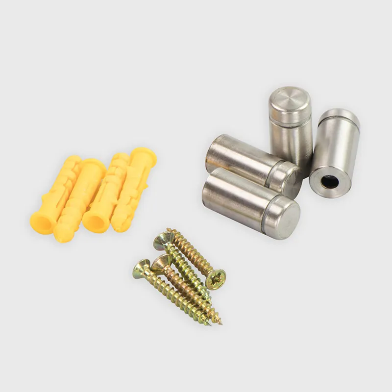 Abstandshalter Wand aus Edelstahl - 4er-Set | 4 Farben - Wand Halter für Türschild