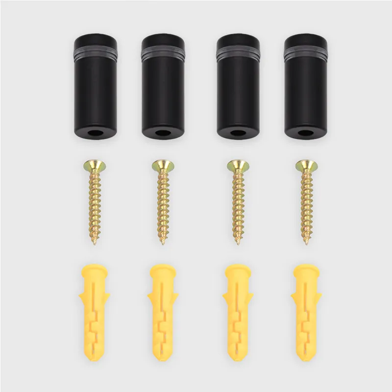 Abstandshalter Wand aus Edelstahl - 4er-Set | 4 Farben - Wand Halter für Türschild