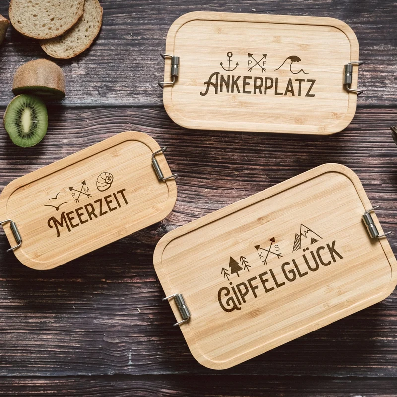 Brotdose Edelstahl - Pausenzeit