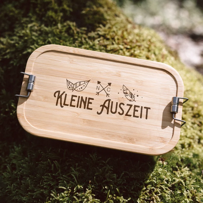 Brotdose Edelstahl - Pausenzeit