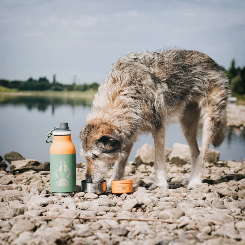 Trinkflasche Buddy - Hundepfote
