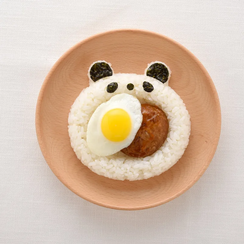 Panda to Kuma Rice Mold Set