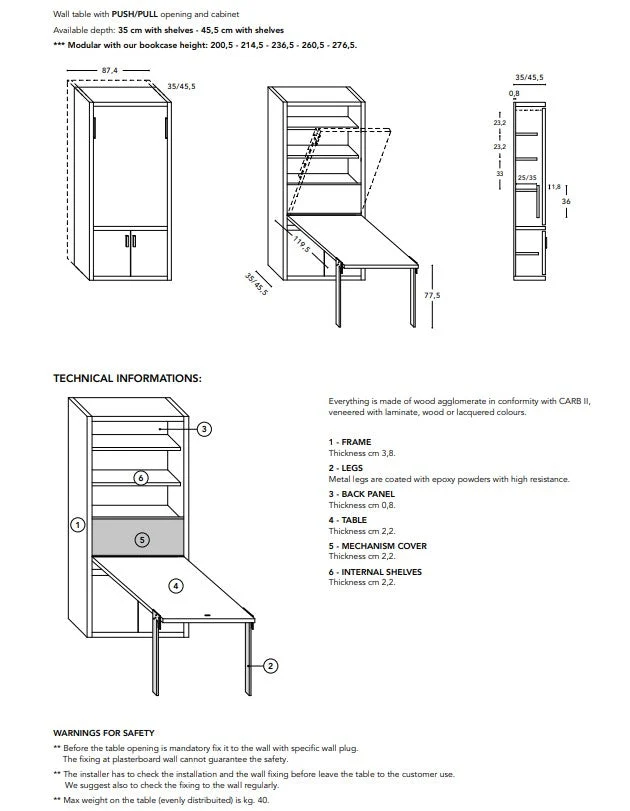 Odil Plus Folding Table