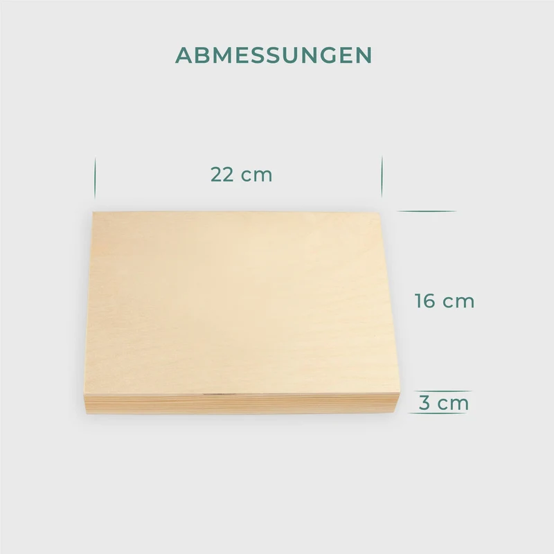 Kinderbesteck mit Namensgravur - Wunschname Gravur - Besteck mit Namen | Mit ungravierter Geschenkbox, natur Kiste