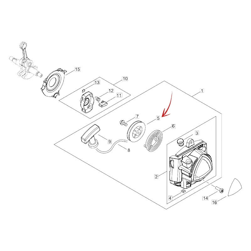AVVOLGIFUNE PER DECESPUGLIATORE ECHO RM 3020T E ALTRI MODELLI
