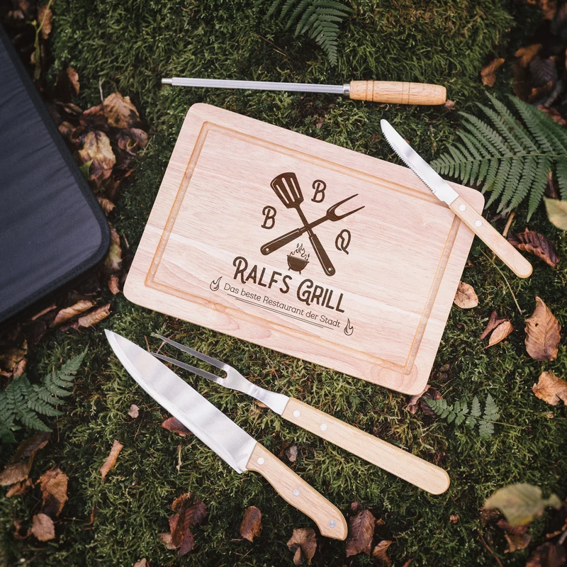 Grillset und Tasche - BBQ Grillbesteck