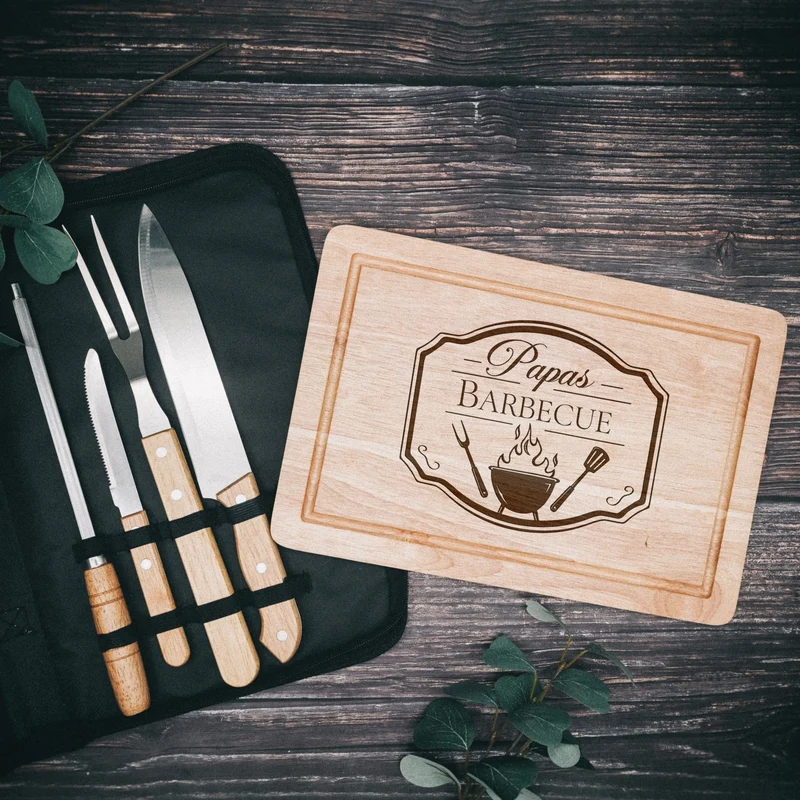 Grillset und Tasche - Papas Barbecue