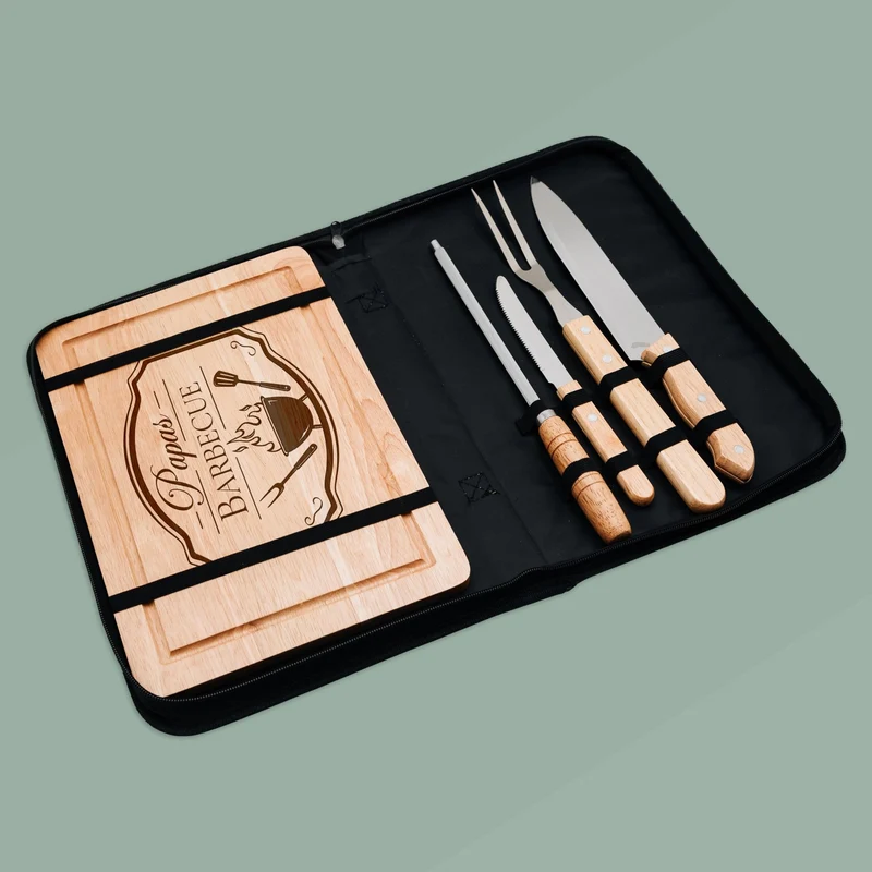 Grillset und Tasche - Papas Barbecue