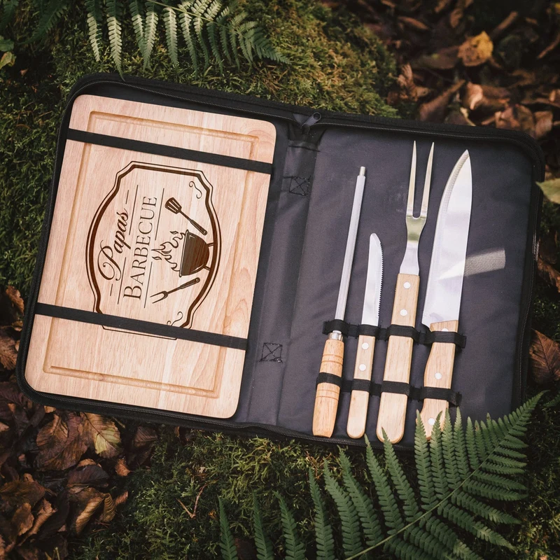 Grillset und Tasche - Papas Barbecue