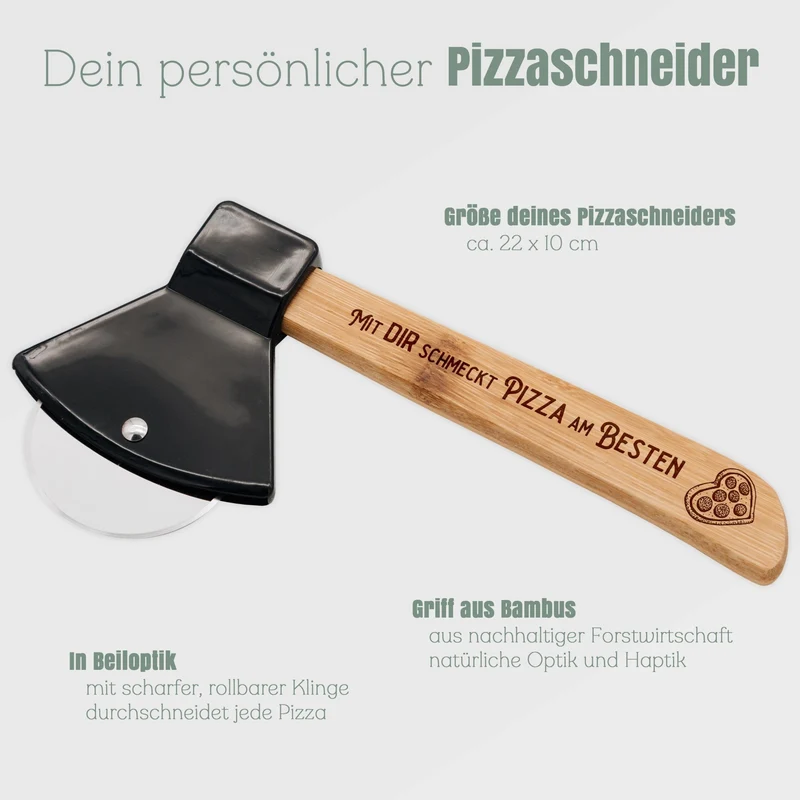 Pizzabeil - Mit dir schmeckt Pizza am Besten