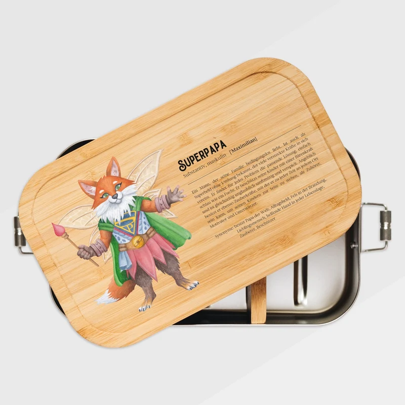 Brotdose Edelstahl - Superpapa Fuchs Definition