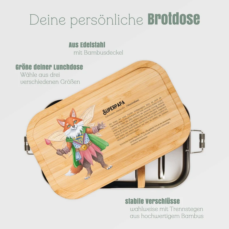 Brotdose Edelstahl - Superpapa Fuchs Definition