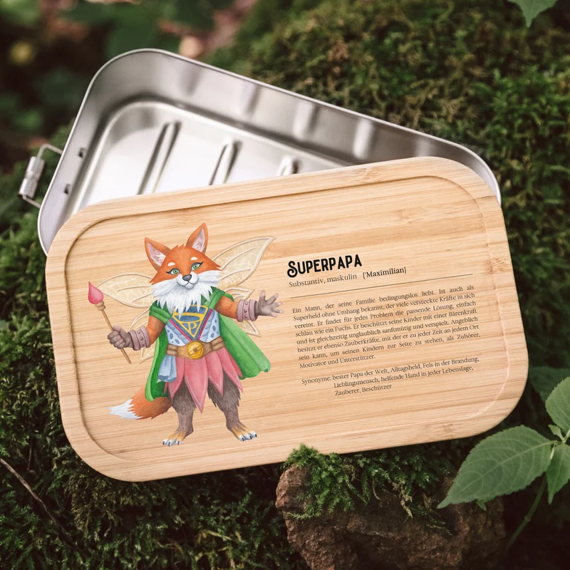 Brotdose Edelstahl - Superpapa Fuchs Definition
