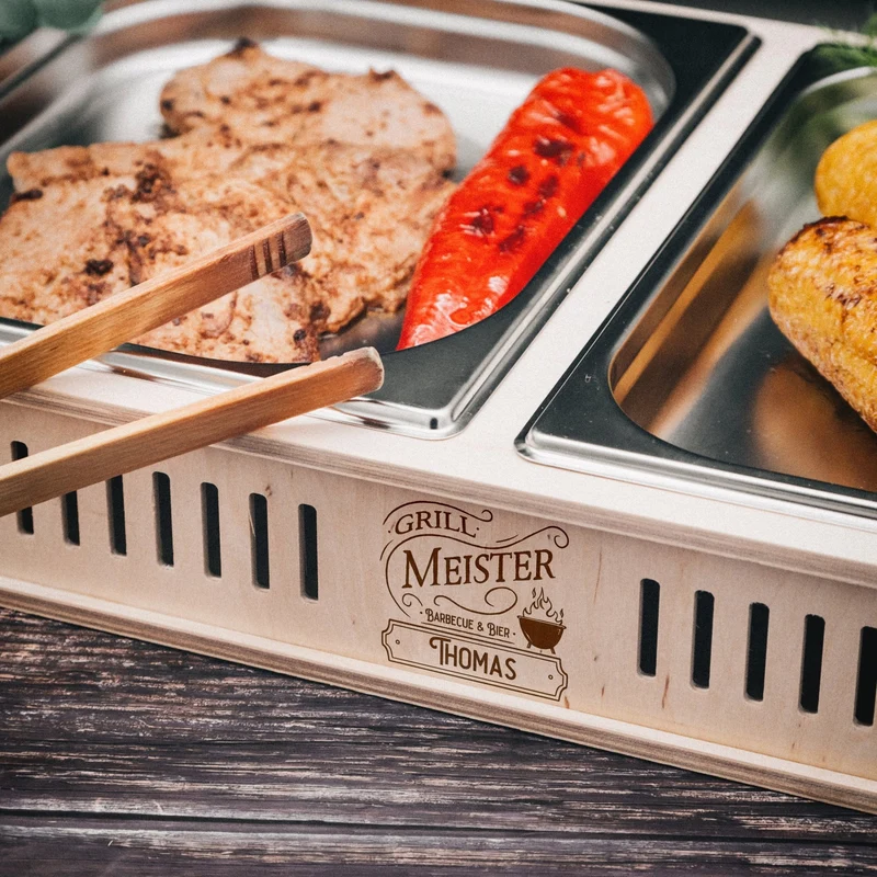 Warmhalteplatte - Vintage Grillmeister