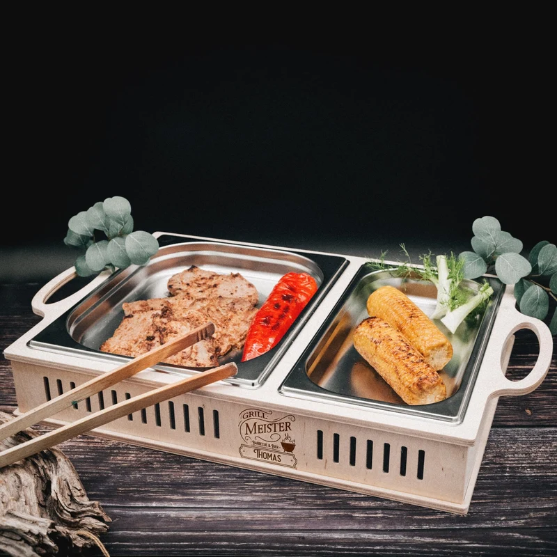 Warmhalteplatte - Vintage Grillmeister