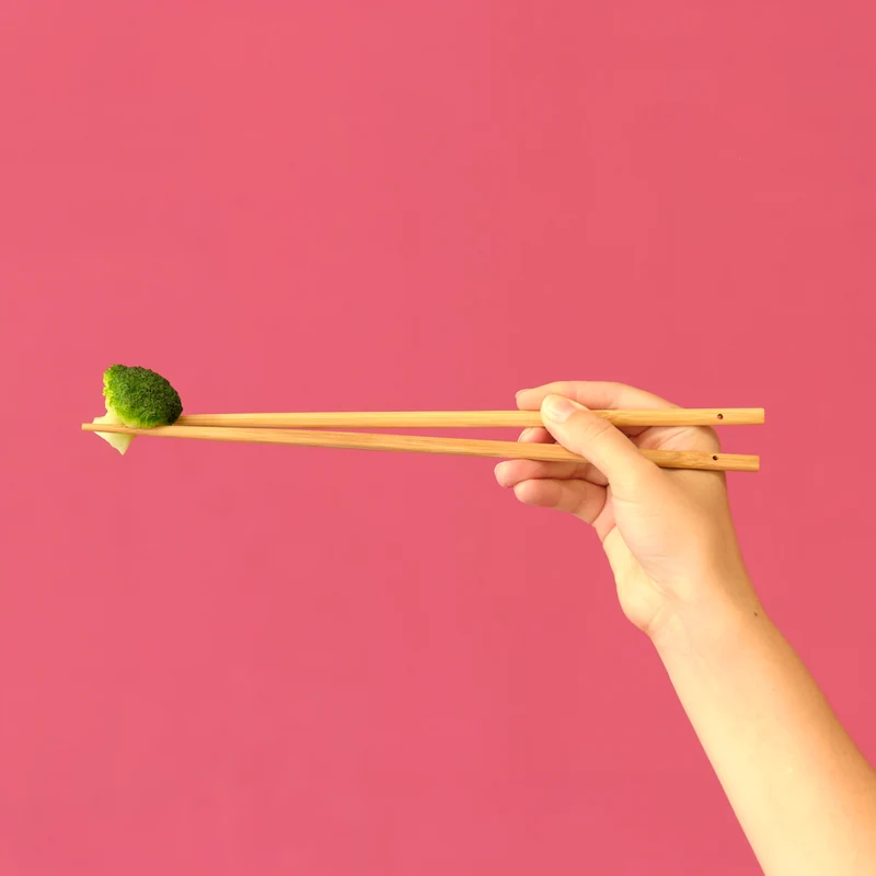 Triangular Bamboo Cooking Chopsticks