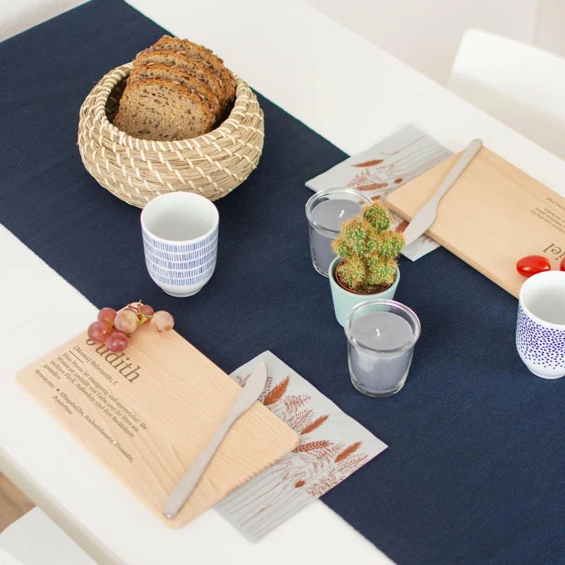 Frühstücksbrettchen mit Gravur - Personalisiert mit Namen - Mama Alltagsheldin Lexikon | Holz, Natur, FSC® - Geschenk zum Muttertag, Geburtstag