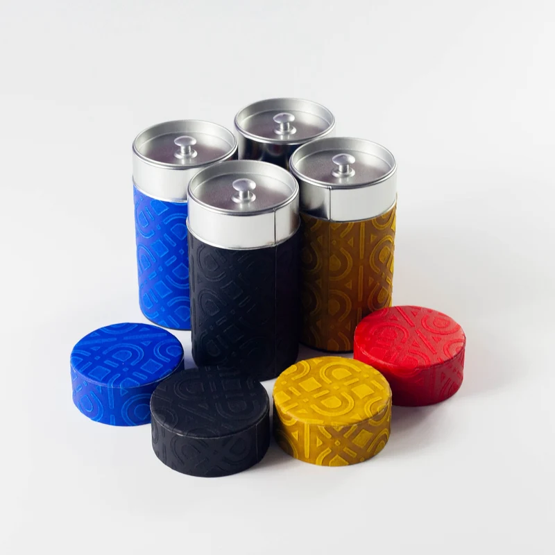 Embossed Washi Tea Canister