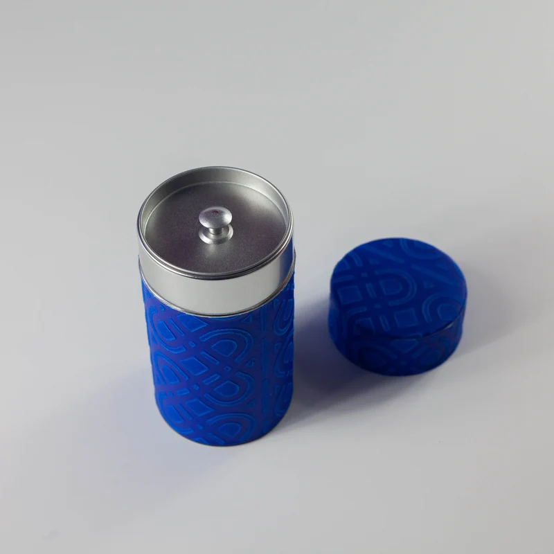 Embossed Washi Tea Canister