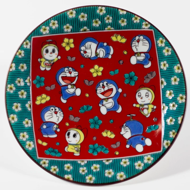 Doraemon Kutani Ware Small Plate