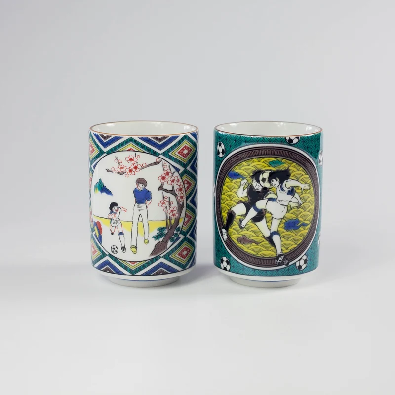 Captain Tsubasa Kutani Ware Yunomi Tea Cup