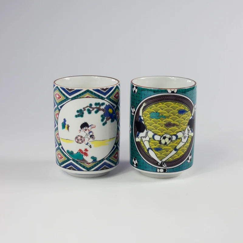 Captain Tsubasa Kutani Ware Yunomi Tea Cup