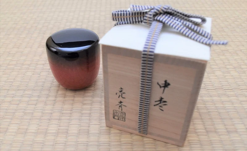 Handmade Lacquered Tea Canister | Natsume