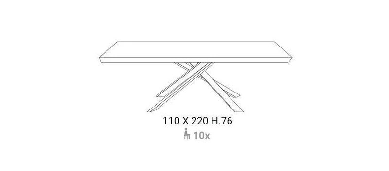4X4 Fisso Dining Table