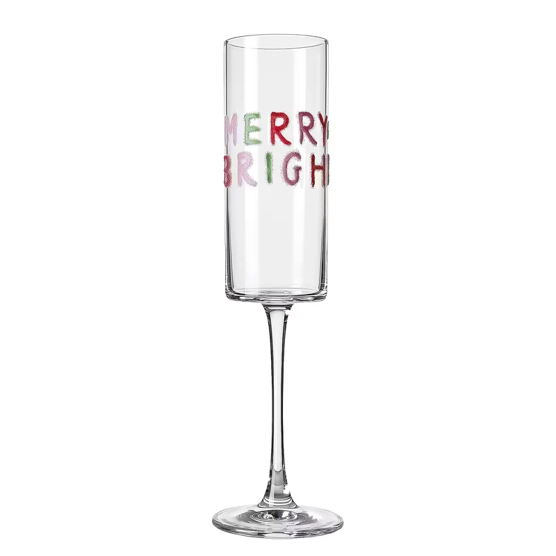 MERRY & BRIGHT Sektglas