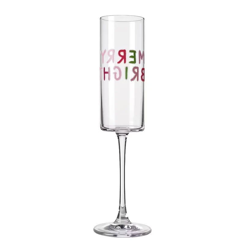 MERRY & BRIGHT Sektglas