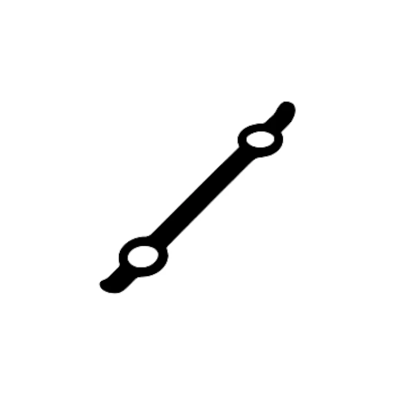 LAMIERINO BLOCCA VITI MARMITTA DECESPUGLIATORE EFCO 8460-8465-8530-8535-8550 BOSS