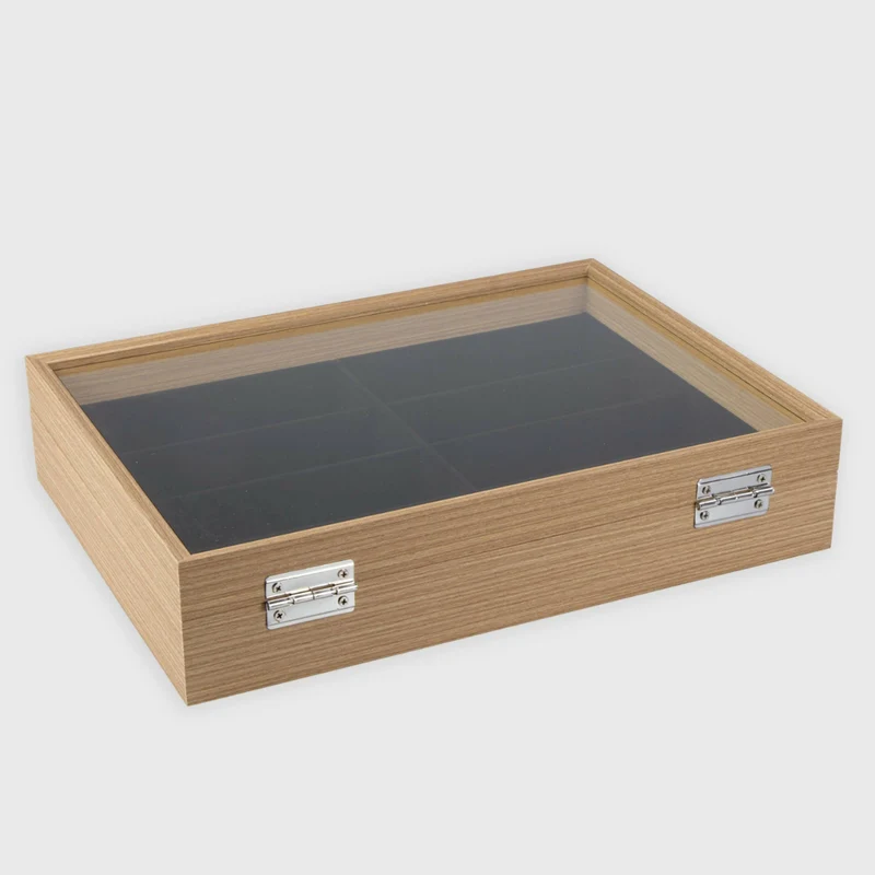 Brillenbox zur Aufbewahrung von 8 Brillen - ca. 35 x 26 x 9 cm - Sonnenbrillen Präsentation Brillendisplay