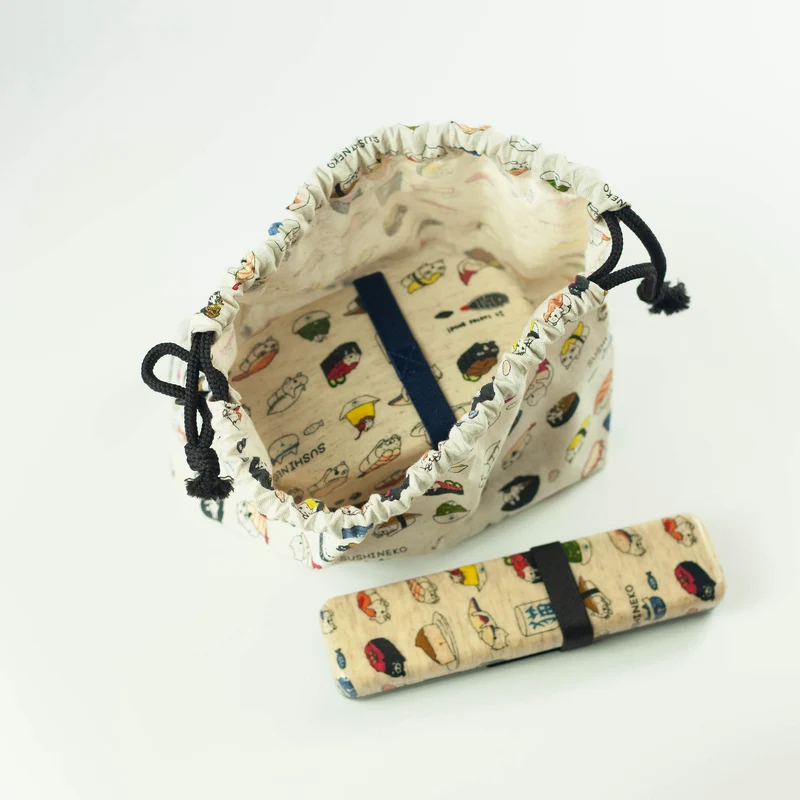 Sushi Neko Bento Bag